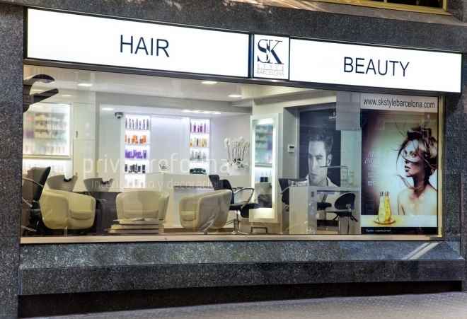 Repair of the beauty salon in the center of Barcelona